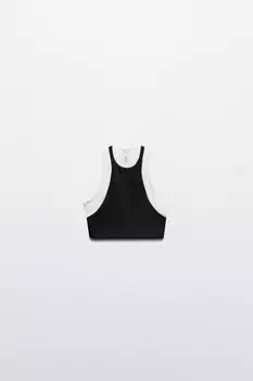 Топ-майка спортивный облегающий