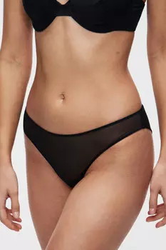 Трусики-слипы сетчатые со сборкой на спинке