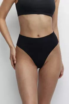 Трусики-стринги бесшовные с высокой посадкой