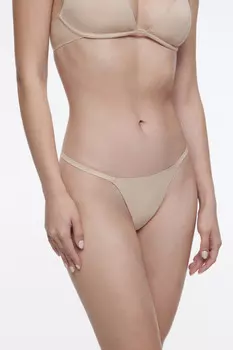 Трусики-стринги гладкие с тонкими стрепами