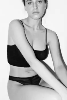 Трусики-стринги сетчатые со сборкой спереди