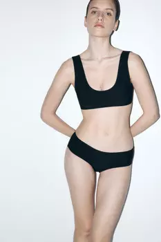 Трусы-слипы бесшовные со средней посадкой