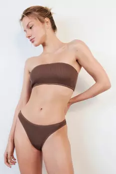 Трусы-слипы купальные из жатой ткани