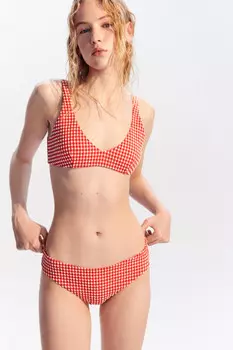 Трусы-слипы купальные из жатой ткани