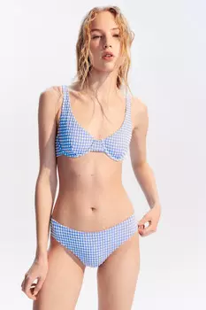 Трусы-слипы купальные из жатой ткани