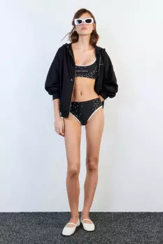 Трусы-слипы купальные с высокой посадкой