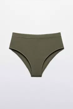 Трусы-слипы купальные с высокой посадкой