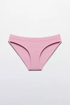 Трусы-слипы купальные в рубчик