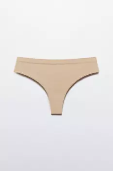 Трусы-стринги KENDALL бесшовные в рубчик