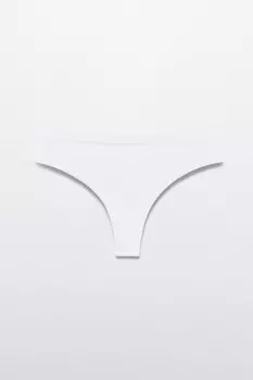 Трусы-стринги KENDALL бесшовные в рубчик