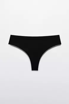 Трусы-стринги KENDALL бесшовные в рубчик