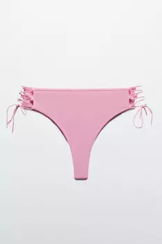 Трусы-стринги купальные со шнуровкой