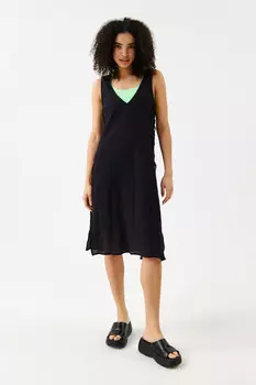 Туника миди с завязками по бокам