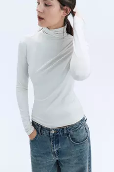 Водолазка LILY гладкая с воротником-гольфом