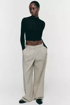 Водолазка укороченная тонкой вязки