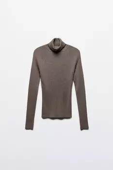 Водолазка вискозная в рубчик