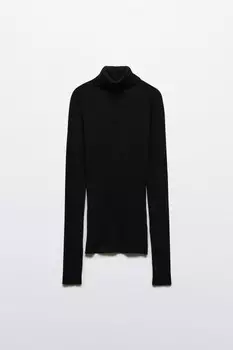 Водолазка вискозная в рубчик