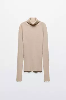 Водолазка вискозная в рубчик