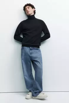 Водолазка вязаная хлопковая с воротником-стойкой