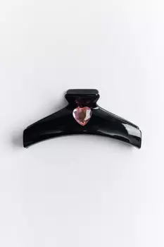 Заколка-краб для волос с кристаллом