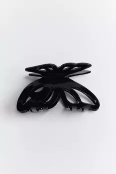 Заколка-краб в виде бабочки