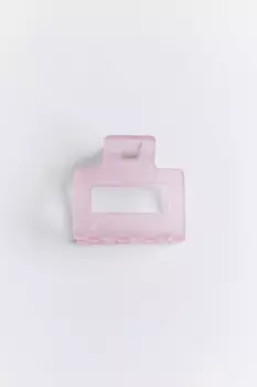 Заколка-краб для волос полупрозрачная