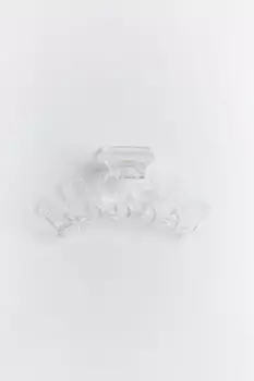 Заколка-краб для волос прозрачная