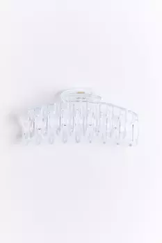 Заколка-краб полупрозрачная