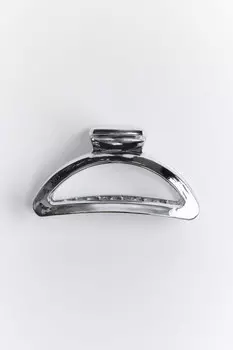 Заколка-краб для волос полупрозрачная