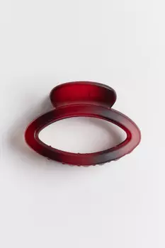 Заколка-краб для волос овальная