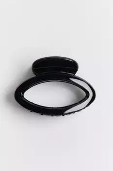 Заколка-краб для волос овальная