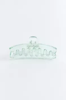 Заколка-краб для волос прозрачная