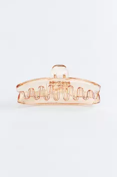 Заколка-краб для волос прозрачная