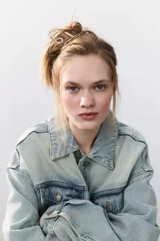 Заколка-краб для волос прозрачная