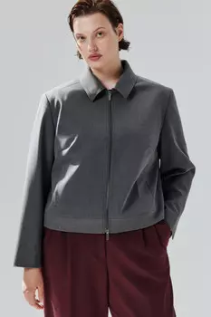 Жакет-бомбер на молнии