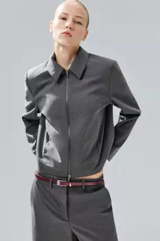 Жакет-бомбер на молнии