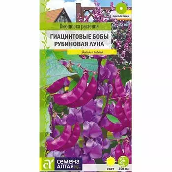 Гиацинтовые бобы Рубиновая луна Семена Алтая