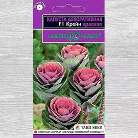 Капуста декоративная Крейн красная F1