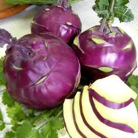 Капуста кольраби Деликатесная красная