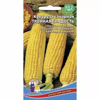 Кукуруза сахарная Тройная сладость Уральский дачник