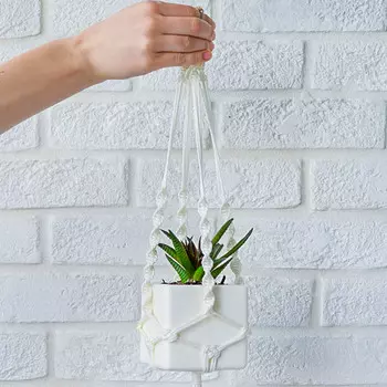 Подвесное кашпо Куб