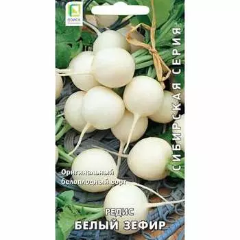 Редис Белый зефир Поиск