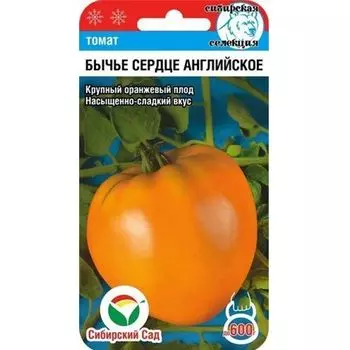Томат Бычье сердце английское Сибирский сад