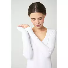 Боди из хлопка с длинным рукавом