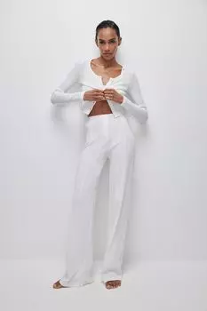 Брюки из ажурного трикотажа belle you