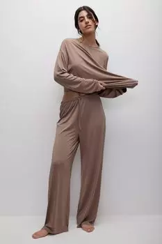 Брюки из бамбука (кофейный)