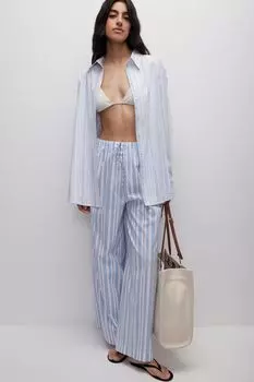 Брюки кюлоты в полоску belle you