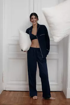 Брюки с кантом belle you