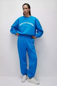 Брюки с резинками по низу belle you