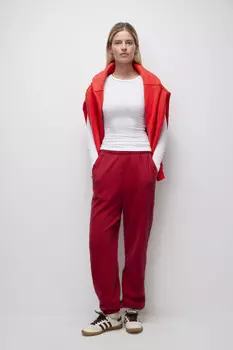 Брюки с резинками по низу belle you